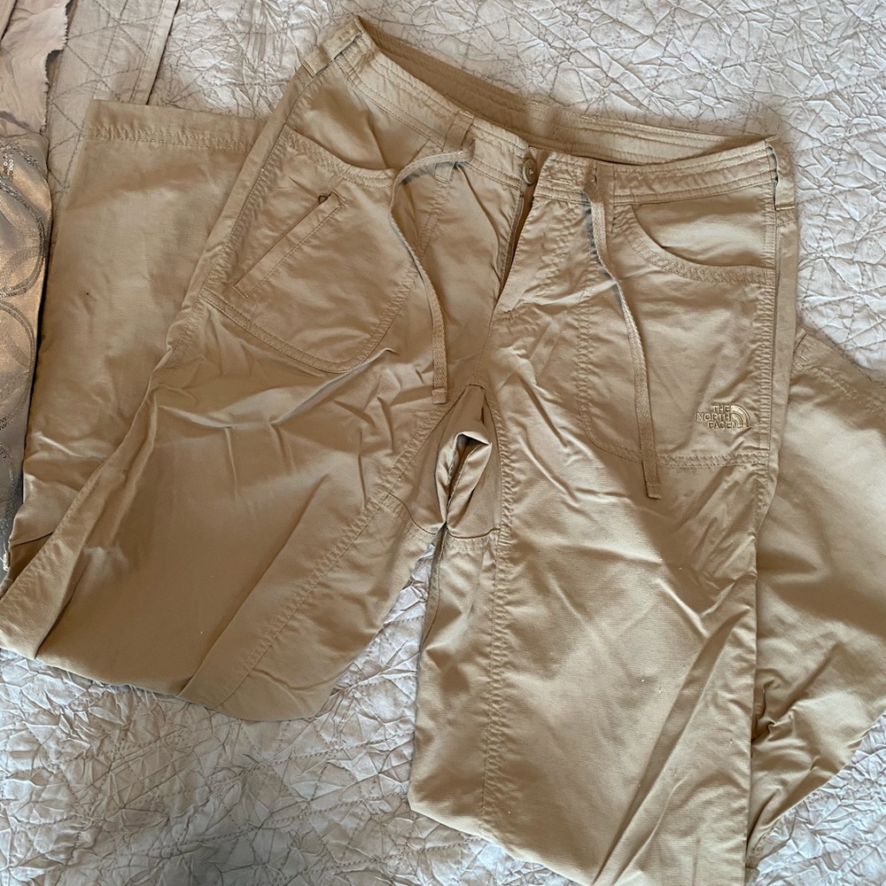 North Face Khaki Pants-Size 4